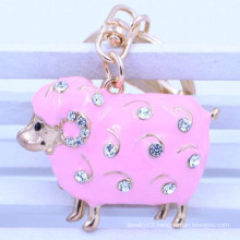 2015 new design sheep shape metal keyring